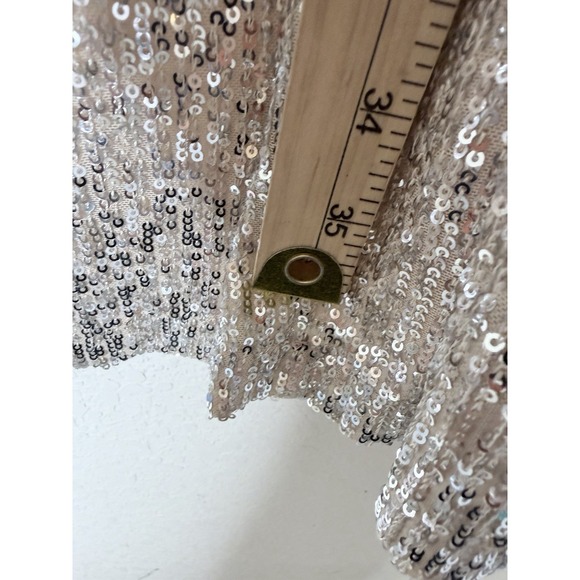 Rickis Sequin Dress Womens 2XL Gold Shimmer Sparkle Glam Party Event NWT$79 - Picture 12 of 16